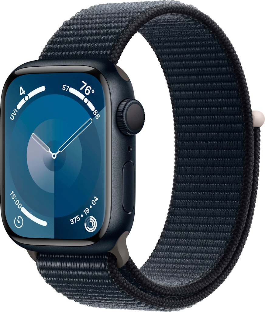 Apple Watch Series 9 GPS 41mm Midnight Aluminum Case with Sport Loop: $229.99