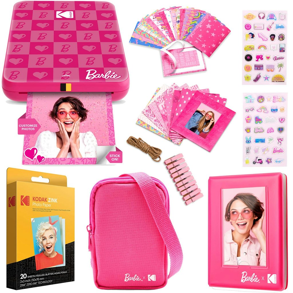 Kodak Barbie Step Slim Instant Photo Printer Gift Bundle: $179.99 Kodak Barbie Step Slim Instant Photo Printer Gift Bundle: $179.99