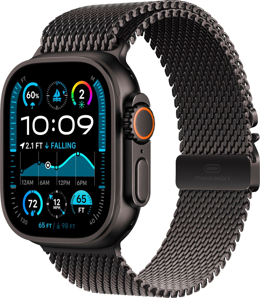 Refurbished Apple Watch Ultra 2 GPS+Cellular 49mm Titanium Case with Milanese Loop: $399.99 Refurbished Apple Watch Ultra 2 GPS+Cellular 49mm Titanium Case with Milanese Loop: $399.99
