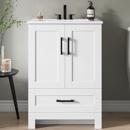 Ironck 24-inch Bathroom Vanity with Sink: $197.10 Ironck 24-inch Bathroom Vanity with Sink: $197.10