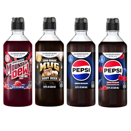 Sodastream Zero Variety Drink Mix Syrup 4-Pack: $20.03