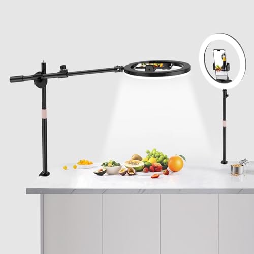 UBeesize 12-Inch Ring Light with Overhead Phone Mount: $33.99 UBeesize 12-Inch Ring Light with Overhead Phone Mount: $33.99