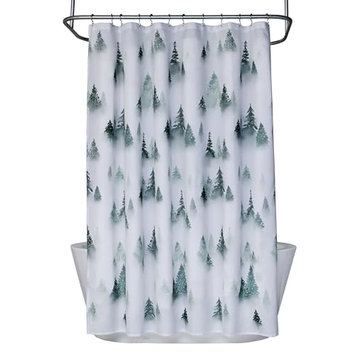 Skl Home Winter Pines Fabric Shower Curtain: $16.59 Skl Home Winter Pines Fabric Shower Curtain: $16.59