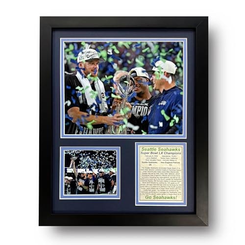 Legends Never Die Seattle Football 12"x15" Framed Photo Collage: $61.69