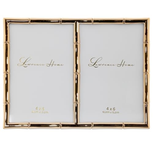 4x6-Inch Gold Metal Picture Frame: $18.25