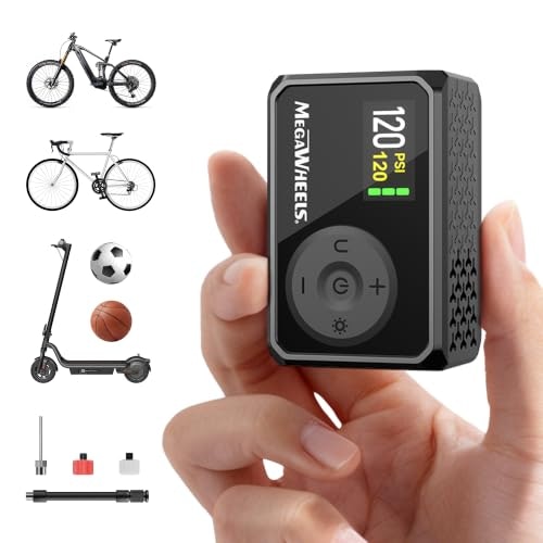 Megawheels 150-PSI Portable Electric Bike Pump: $31.99 Megawheels 150-PSI Portable Electric Bike Pump: $31.99