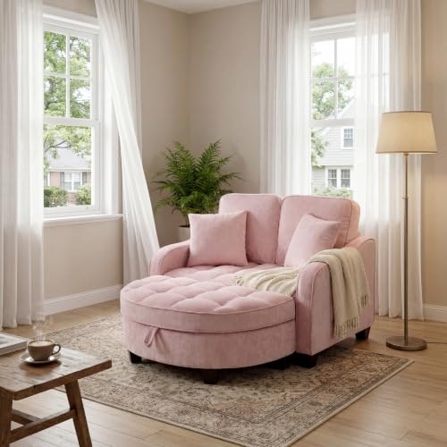 Erye Chenille Tufted Loveseat Sofa and Ottoman Set: $386.99 Erye Chenille Tufted Loveseat Sofa and Ottoman Set: $386.99