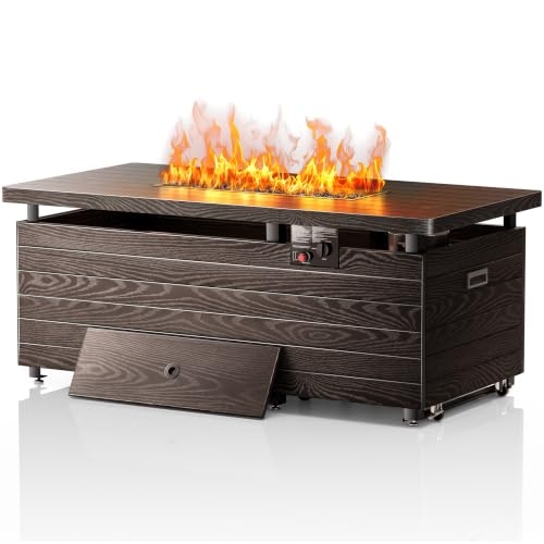 51-Inch 50,000 BTU Outdoor Propane Fire Pit Table: $269.99