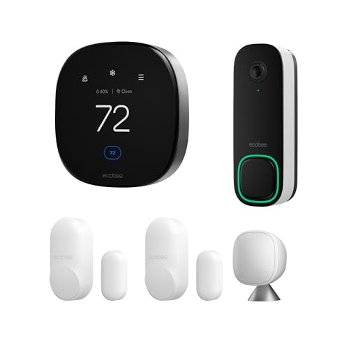 Ecobee Smart Thermostat Premium Total Security and Savings Bundle: $379.99