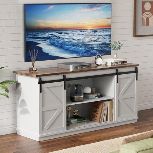 Yeshomy 58-Inch Farmhouse TV Stand: $110.49