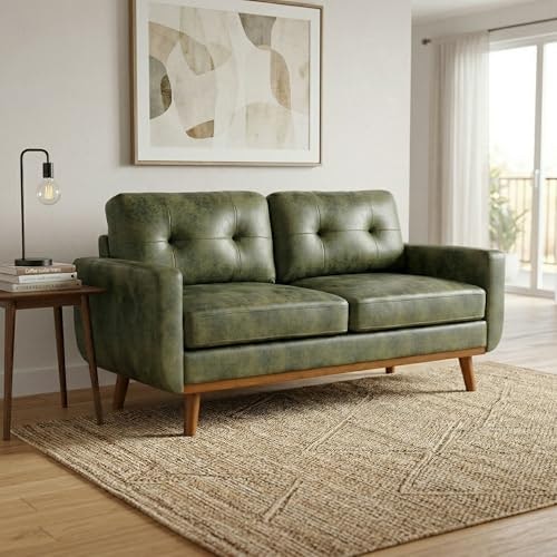 Ball & Cast 65-inch Mid-Century Modern Loveseat: $242.99 Ball & Cast 65-inch Mid-Century Modern Loveseat: $242.99