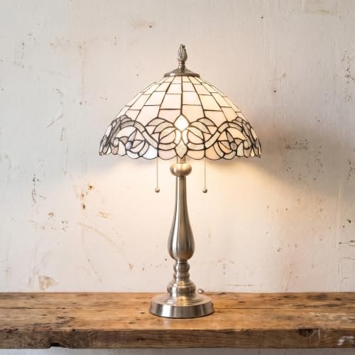 Lavish Home 14"x23" Tiffany Stained Glass Table Lamp: $125.95