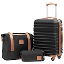 Coolife 3-Piece Hardside Luggage Set for $70 w/ Prime + free shipping
