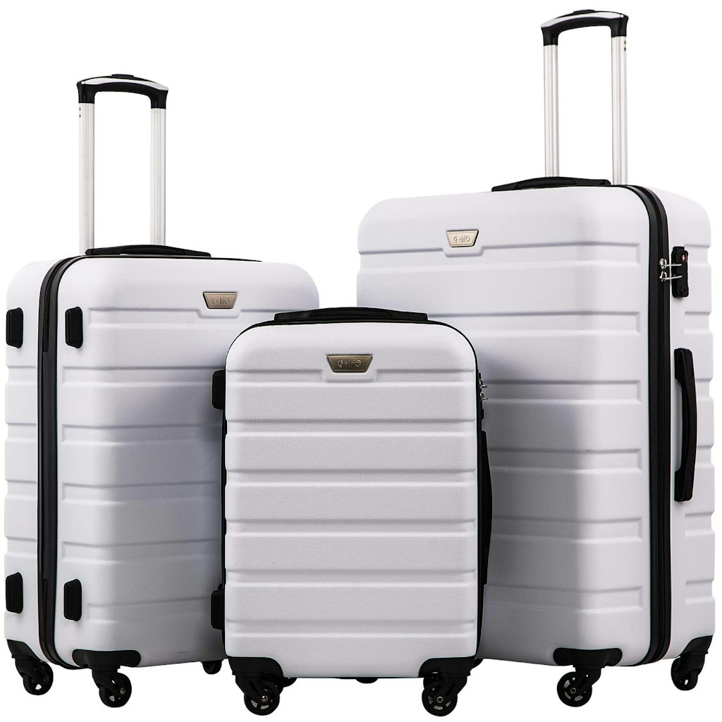 Coolife 3-Piece Hardshell Luggage Set: $140 w/ Prime Coolife 3-Piece Hardshell Luggage Set: $140 w/ Prime