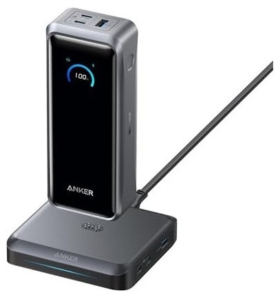 Anker Prime 26,250mAh 300W Power Bank w/ Fast Charging Base: $220 Anker Prime 26,250mAh 300W Power Bank w/ Fast Charging Base: $220