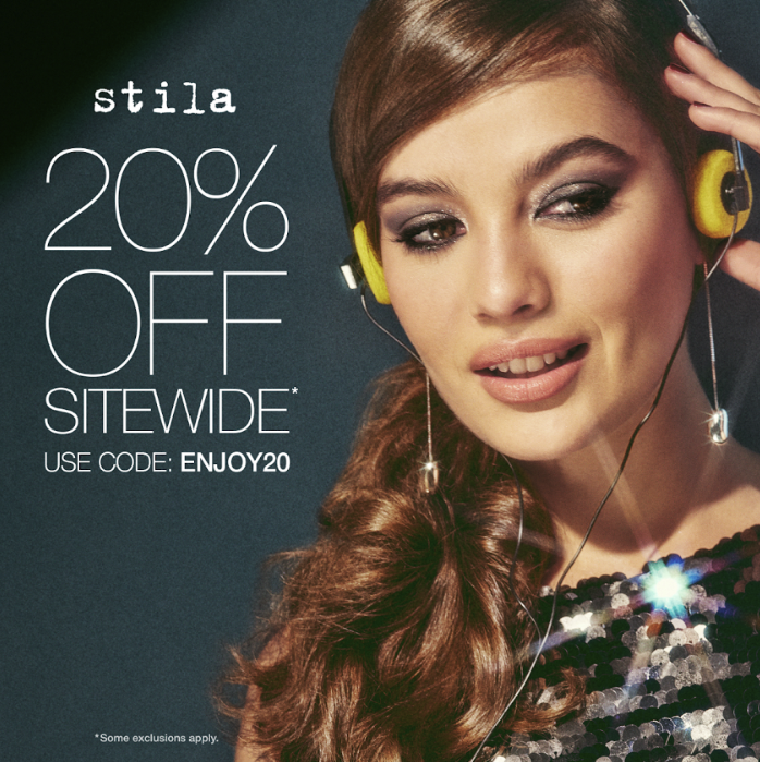 Stila Cosmetics: 20% off sitewide