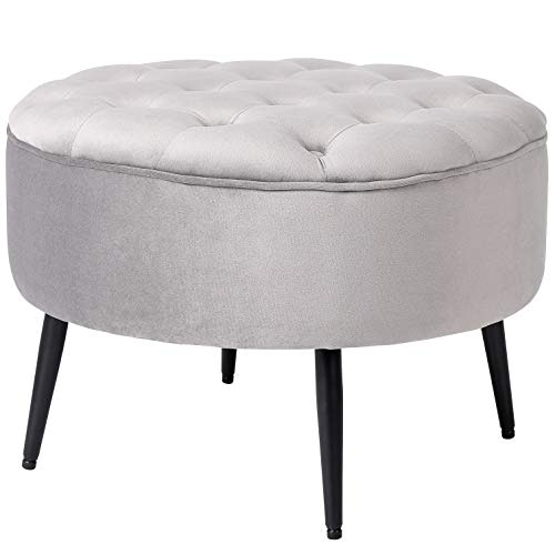 Birdrock Home Tufted Round Velvet Ottoman: $78.49 Birdrock Home Tufted Round Velvet Ottoman: $78.49