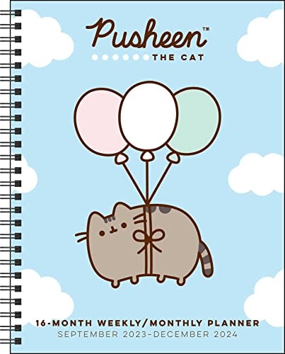 Pusheen 16-Month 2023-2024 Weekly and Monthly Planner: $12.36 Pusheen 16-Month 2023-2024 Weekly and Monthly Planner: $12.36