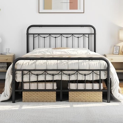 Yaheetech Full Metal Bed Frame for $88 + free shipping