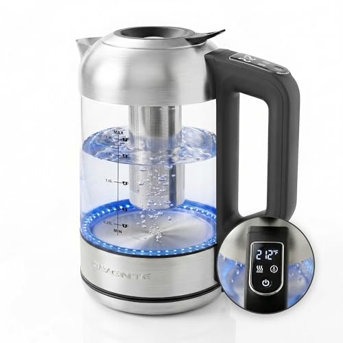 Ovente 1.8-Liter Glass Electric Kettle with Tea Infuser: $29.99 Ovente 1.8-Liter Glass Electric Kettle with Tea Infuser: $29.99