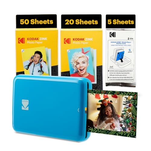 Kodak Step 2"x3" Instant Smartphone Photo Printer 75-Sheet Bundle: $116.99