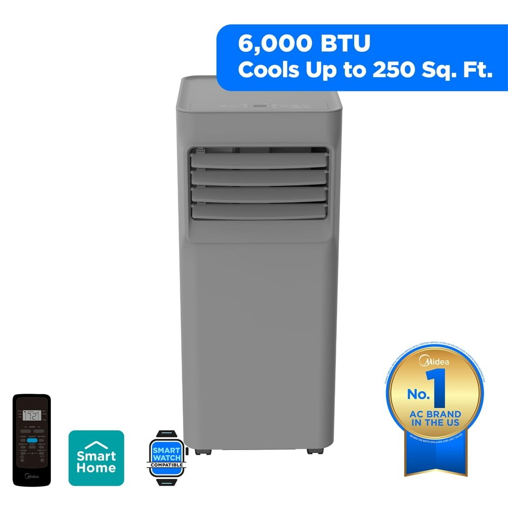 Midea 6,000 BTU Portable Air Conditioner: $298 Midea 6,000 BTU Portable Air Conditioner: $298