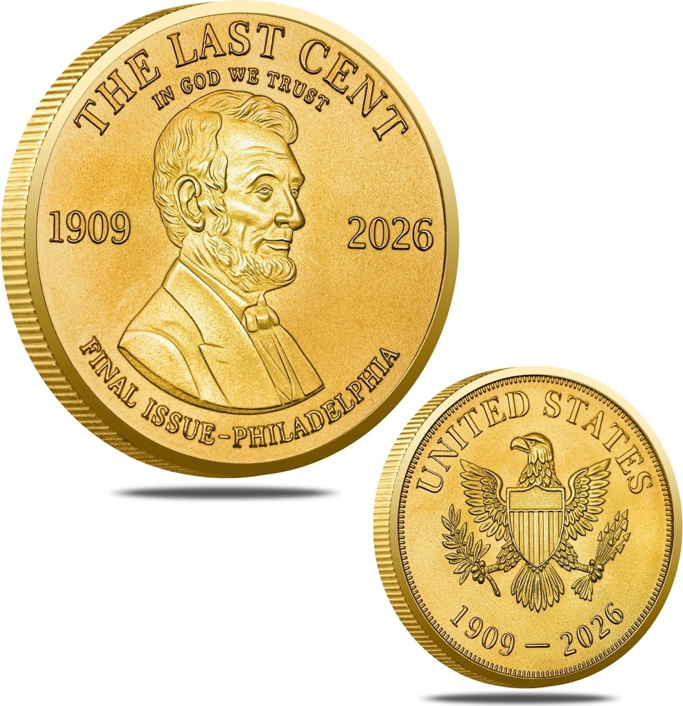 Last Lincoln Penny Memorial Coin Gold-Plated Collectible Token: $8.99 Last Lincoln Penny Memorial Coin Gold-Plated Collectible Token: $8.99