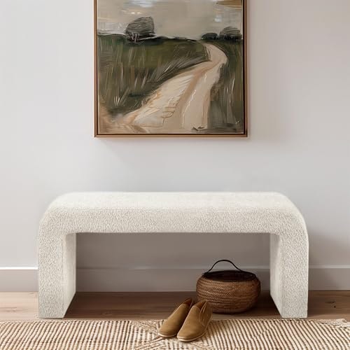 Ink+Ivy 42-Inch Steve Boucle Entryway Accent Bench: $119.60 Ink+Ivy 42-Inch Steve Boucle Entryway Accent Bench: $119.60