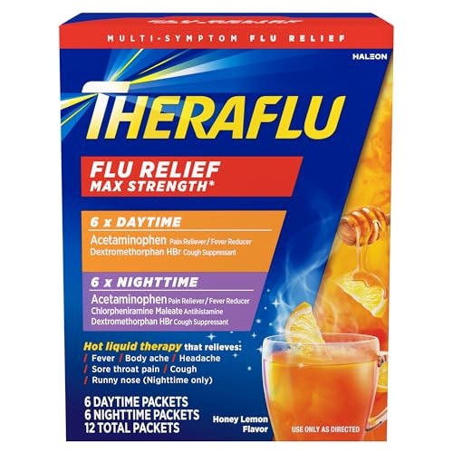 Theraflu Severe Cold Relief Honey Lemon 18-Packet Pack: $11.55 Theraflu Severe Cold Relief Honey Lemon 18-Packet Pack: $11.55
