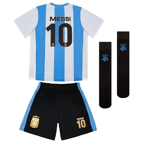 Icon Sports Lionel Messi Argentine Football Federation Fan 3-Piece Kids Soccer Set: $39.99 Icon Sports Lionel Messi Argentine Football Federation Fan 3-Piece Kids Soccer Set: $39.99