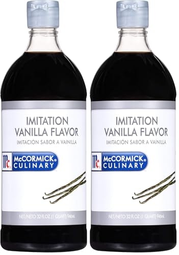 McCormick Culinary Imitation Vanilla Flavor 32-oz. Bottle 2-Pack: $17.80 McCormick Culinary Imitation Vanilla Flavor 32-oz. Bottle 2-Pack: $17.80