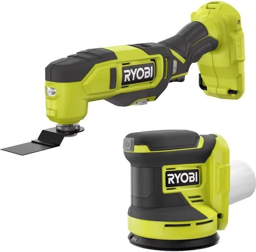 Ryobi One+ 18V Multi-Tool & 5" Orbit Sander Combo (Tools Only): $69