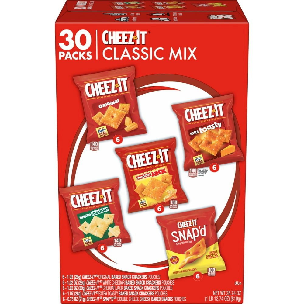 Cheez-It Variety Pack Snacks 30-Count: $12.96 Cheez-It Variety Pack Snacks 30-Count: $12.96