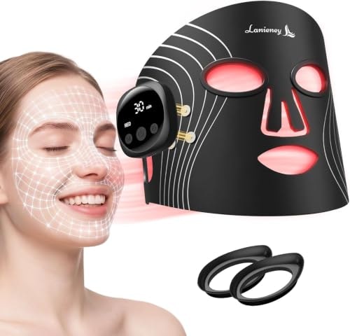 Lanieney Red Light Therapy Face Mask: $39.99
