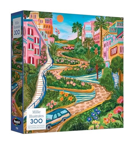 RoseArt Millie Illustrates Lombard Street San Francisco 300-Piece Jigsaw Puzzle: $7.29