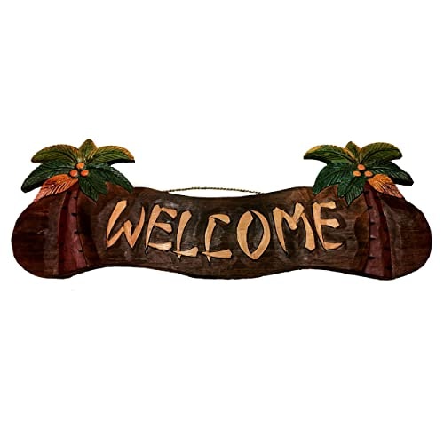 Forever Bamboo 20-Inch Tropical Palm Tree Welcome Sign: $26.88 Forever Bamboo 20-Inch Tropical Palm Tree Welcome Sign: $26.88