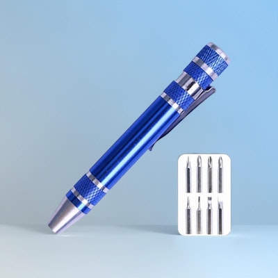 8-in-1 Magnetic Pocket Screwdriver Pen Tool Kit for $1 + free shipping w/ $25
