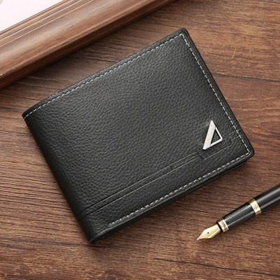 Men's PU Leather Wallet for $2 + free shipping w/ $25