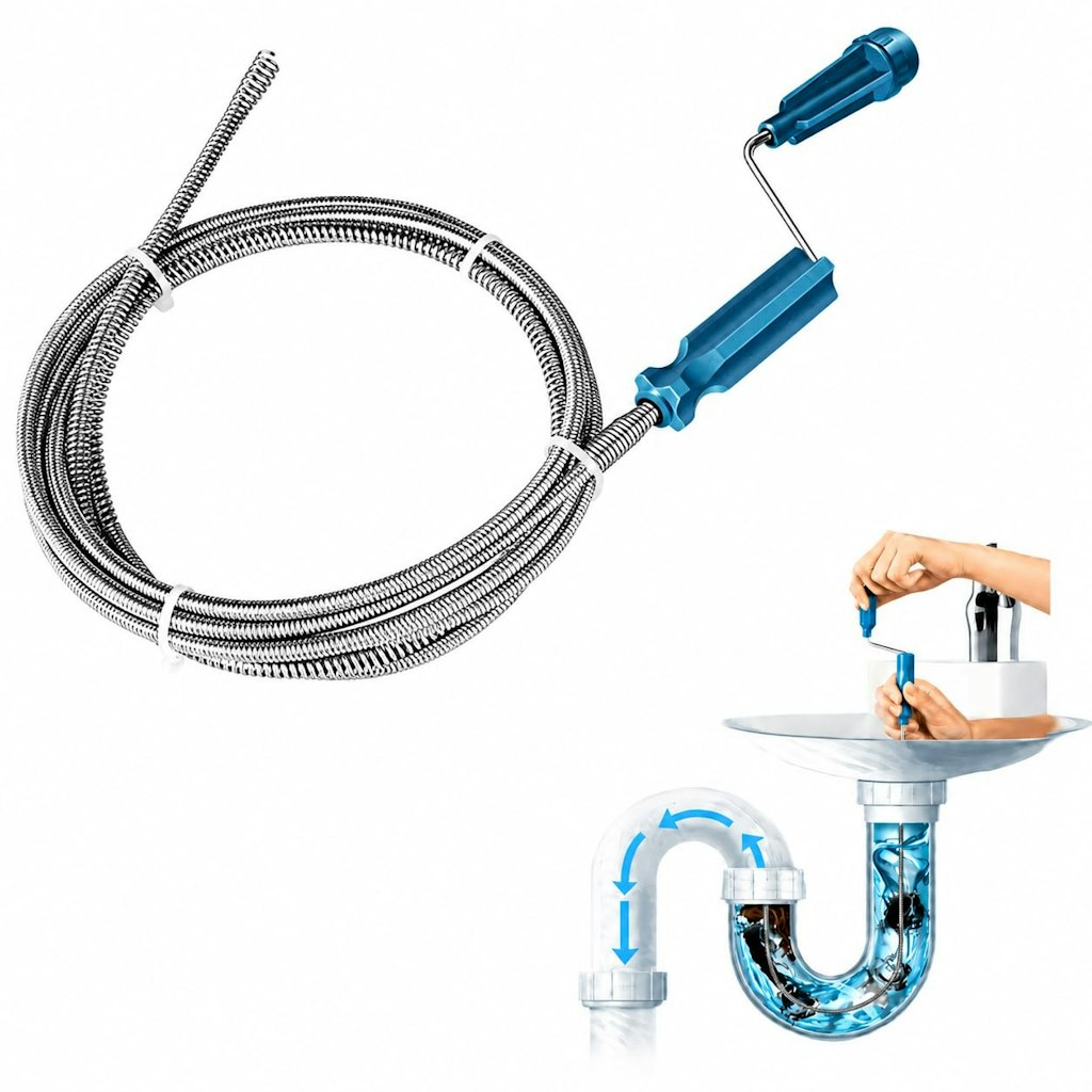 78.7" Flexible Drain Cleaning Tool: $4.56