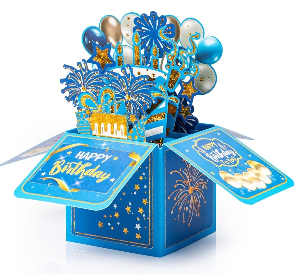 3D Happy Birthday Pop Up Card w/ Envelope: $3.17 3D Happy Birthday Pop Up Card w/ Envelope: $3.17