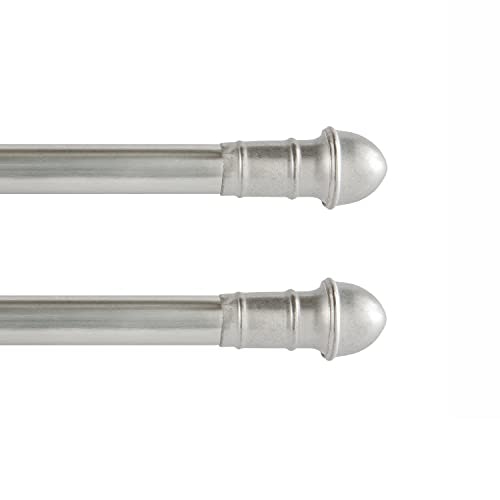Interior Living 28-48-inch Adjustable Café Curtain Rod 2-Pack: $12.50