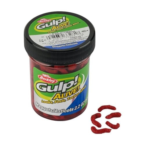 Berkley Gulp! Alive! Maggot Fishing Bait: $4.89