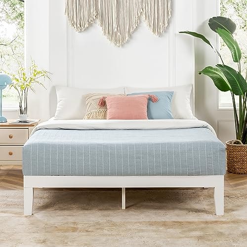 Mellow Naturalista Classic 12-Inch Queen Solid Wood Platform Bed: $149.99