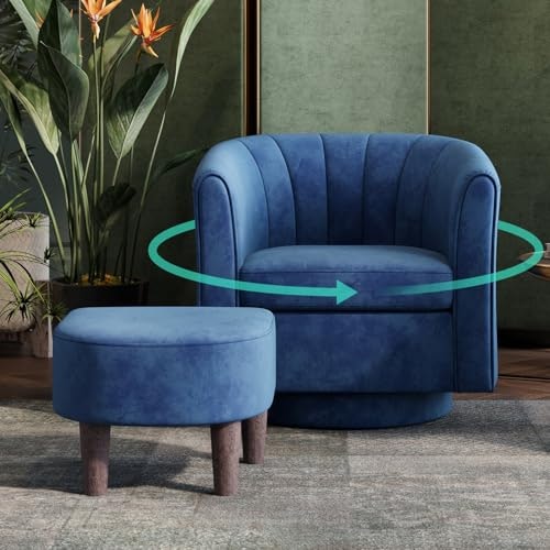 Linsy Swivel Accent Chair with Ottoman: $149.99 Linsy Swivel Accent Chair with Ottoman: $149.99