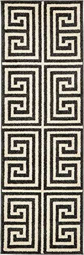 Unique Loom Athens 2'x6' Geometric Runner Area Rug: $32 Unique Loom Athens 2'x6' Geometric Runner Area Rug: $32