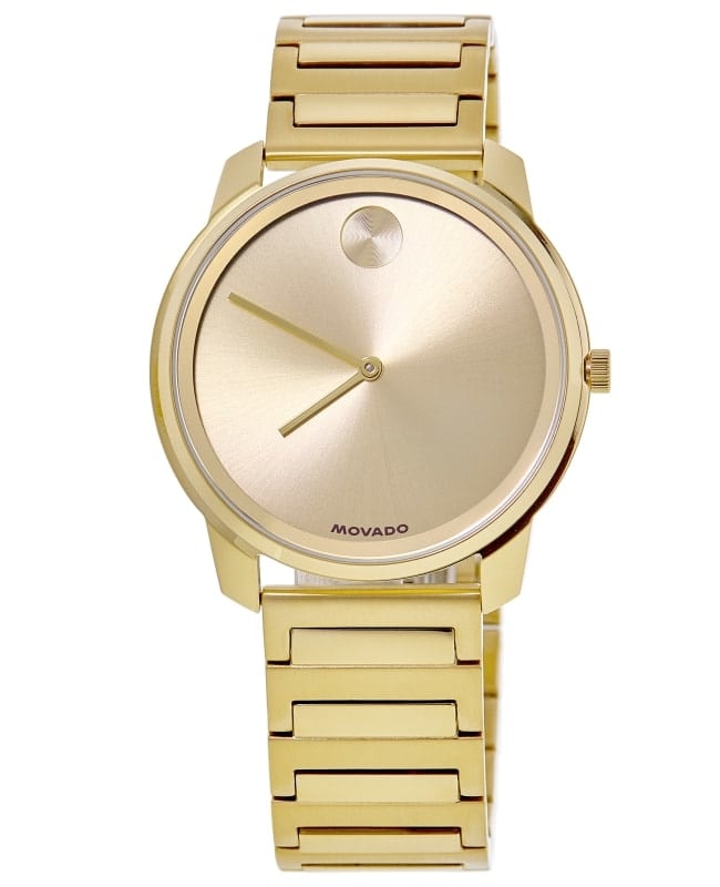 Movado Men's Bold Classic Champagne Dial Watch: $299 Movado Men's Bold Classic Champagne Dial Watch: $299