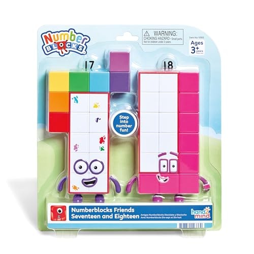 Hand2mind Numberblocks Seventeen and Eighteen Figure Pack: $21.20
