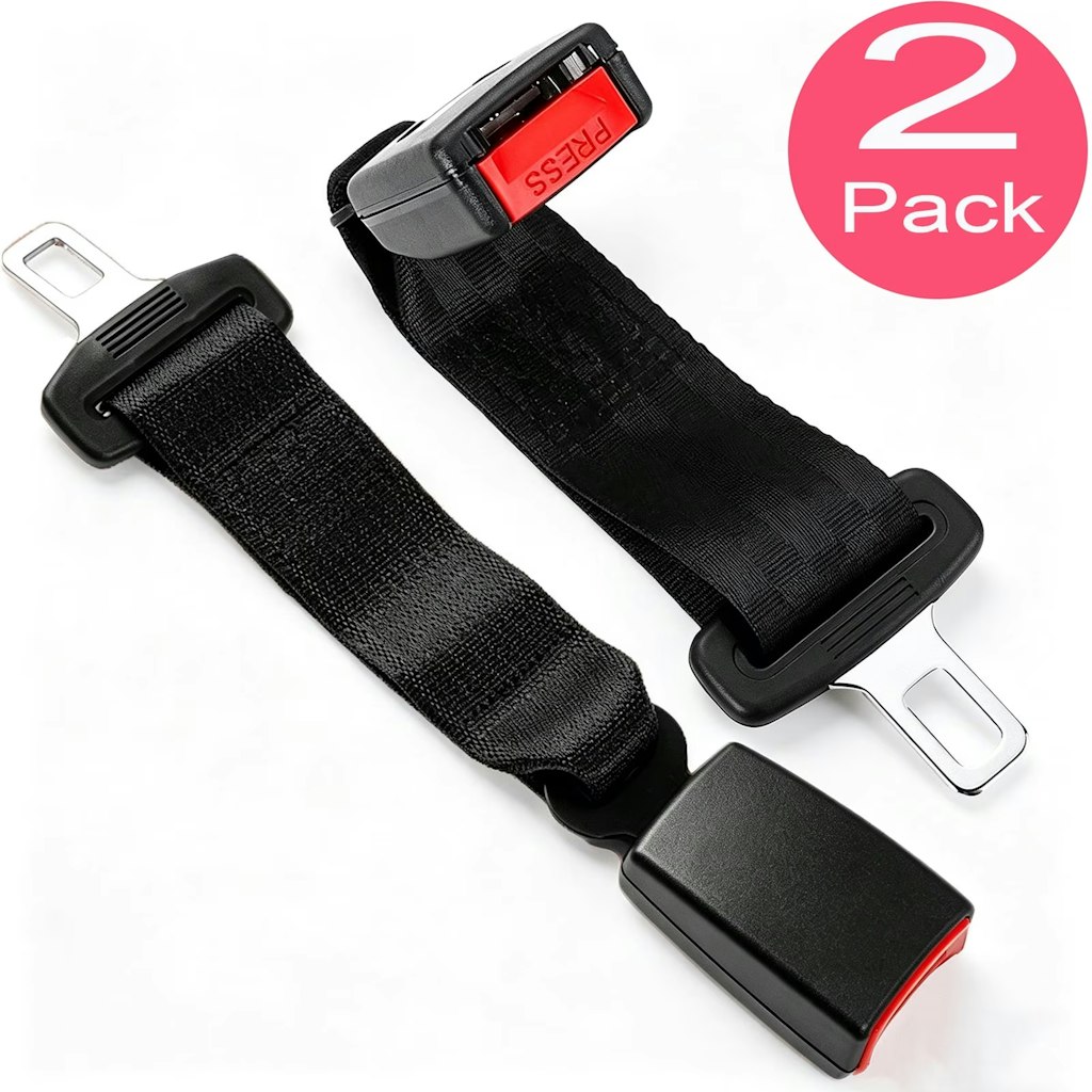 11.4" Seat Belt Extender for Cars 2-Pack: $16