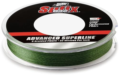 Sufix 832 40lb Low-Vis Green Braided Fishing Line 300 Yards: $23.99