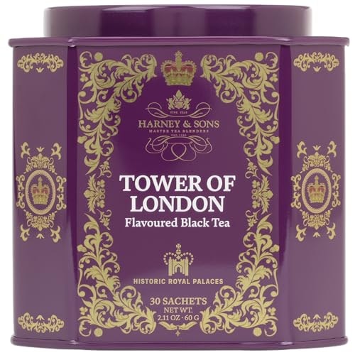 Harney & Sons Tower of London Black Tea 30-Sachet Tin: $9.99 Harney & Sons Tower of London Black Tea 30-Sachet Tin: $9.99
